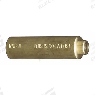 BUSSMANN Dummy Fuse: Compatible with Class CC Fuses (MPN NNB-R) - Dummy Neutral Fuses