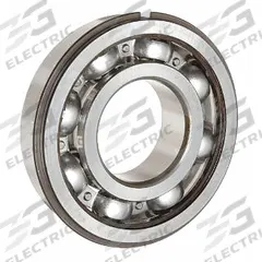 SKF Radial Ball Bearing: 6204, 20 mm Bore, Open, 47 mm OD, 14 mm Outer Ring Wd, Alloy Steel (MPN 6204 NR JEM). Key specifications — System of Measurement: Metric; Bearing Industry Number: 6204.