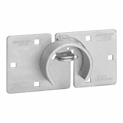 AMERICAN LOCK Hasp: Steel, 9/16 in Ht, 8 3/4 in Lg - Locking Hasps