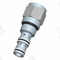 BUCHER HYDRAULICS Cartridge Valve: Steel, Screw-In, Screwdriver Adjustment, C10-30 Valve Cavity Size (MPN BFCV-10-N-F-0-2.25). Key specifications — attr1012059: BFCV-10-N-F-0-2.25; attr1250696: BFCV; attr1011660: Nitrile; attr1011632: Screwdriver; attr1011634: Steel; attr1011635: BUCHER HYDRAULICS; attr1011636: Steel; attr1011644: C10-30.