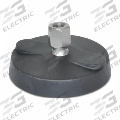 JW WINCO Female-End Leveling Mount: Swivel Boltless, Glass Filled Nylon, M12 Thread Size - Swivel Female Leveling Mounts