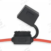 LITTELFUSE In-Line Fuse Holder: Non-Rejection Block Style, 1 Pole, 32 V DC Rating, Wire Leads (MPN FHAC2). Key specifications — Compatible Fuse Series: AF; Brand: LITTELFUSE.