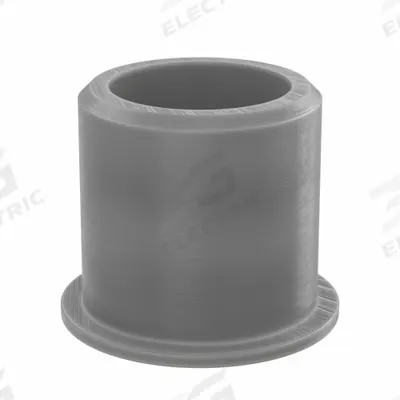 BUNTING BEARINGS Sleeve Bearing: MDS-Filled Nylon, 3/4 in Bore, 1 in OD, 1 in Overall Lg - Wear-Resistant Plastic Flanged Sleeve Bearings
