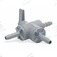 APPROVED VENDOR Manual Three-Way Ball Valve: 1/2 in, PVC, L Flow, Barb x Barb x Barb, One-Piece (MPN 6902290). Key specifications — Brand: APPROVED VENDOR; Handle: Lever.