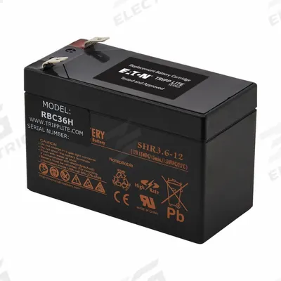 EATON TRIPP LITE Replacement Battery Cartridge: 3.6 Ah Battery Capacity, Cartridge - Extension UPS Batteries