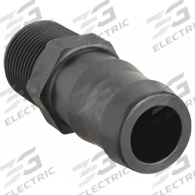 BANJO Barbed Hose Fitting: For 1 1/4 in Hose I.D., Hose Barb x NPT - Polypropylene Multipurpose (Air, Water, Chemical) Rigid Barbed Hose Fittings