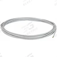 CHAINFLEX Control Cable: 20 AWG, 5 Conductors, 25 ft, PUR Jacket, 1,000 V (MPN CF77-UL-05-05-25). Key specifications — Conductor Material: Copper; Conductor Configuration: Single; Minimum Bend Radius Factor - Fixed: 4 x OD; Minimum Bend Radius Factor - Flexible: 5 x OD; Includes Ground: Yes; Minimum Bend Radius Factor - E-Chain: 6.8 x OD; Resistance Properties: Notch Resistance; Standards: CE.