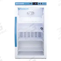 ACCUCOLD Vaccine Refrigerator: 3 cu ft, Undercounter, 2°C to 8°C, 19 in Overall Dp, 34 in Overall Ht (MPN ARG3PV). Key specifications — Door Opening Style: Right; Color: White; Alarm Type: Temperature; Manufacturer Part Number: ARG3PV; Brand: ACCUCOLD; Product Type: Vaccine Refrigerator; Door Type: Swing Glass; Refrigerant Type: R-600a.