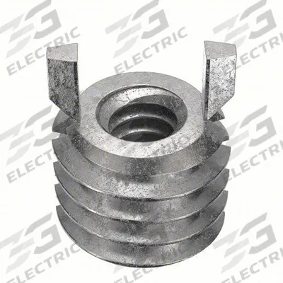 APPROVED VENDOR Key Locking Insert: Heavy Wall, 4 Keys, 1/2"-20 Int Thrd Sz, 3/4"-16 Ext Thrd Sz - Stainless Steel Key-Locking Inserts