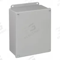 HOFFMAN Enclosure: Steel, 10 in x 8 in x 6 in, NEMA 12/13, Solid Cover, Screw On (MPN A10086SC). Key specifications — Brand: HOFFMAN; Closure Method: Screws; Knockouts: Not Included.