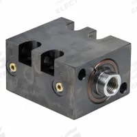 ENERPAC Block Hydraulic Cylinder: Double Acting, 9,750 lbf Nominal Capacity, 1 97/100 in Stroke Lg (MPN CDB40502). Key specifications — attr95641: Double Acting; attr95644: 0.98 sq in (Retract); 1.95 sq in (Advance); attr98894: ENERPAC; attr1099770: Vertical.