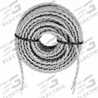 POWERTWIST STANDARD Adjustable Link Round Belt: Gray, 9/16 in Dia, For 5 5/8 in Min Pulley Dia, 50D (MPN 0451225). Key specifications — Hardness: 50D; Brand: POWERTWIST STANDARD; Belt Material: Polyurethane; Color: Gray.