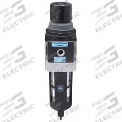 WILKERSON Filter-Regulator: B28 Series, 3/8 in NPT, 200 cfm, 5 micron, 0 psi to 125 psi, Aluminum (MPN B28-03-FK00B). Key specifications — attr109419: WILKERSON; attr109429: Aluminum; attr109463: No; attr109467: Nitrile; attr109468: B28.