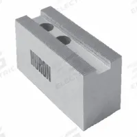 HURON Lathe Jaw: Square, Serrated, Steel, For 10 in Chuck, 3 in Ht (MPN KT10MH). Key specifications — Brand: HURON; Mounting Bolt Size: M12.