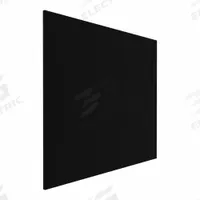 HADRIAN Partition Panel: Solid Plastic HDPE, Plastic, Black, 55 in Ht, 14 in Wd, 1 in Thick (MPN X30014-211). Key specifications — Door Swing: In Swing; Brand: HADRIAN; Color: Black; Finish/Texture: Plastic.