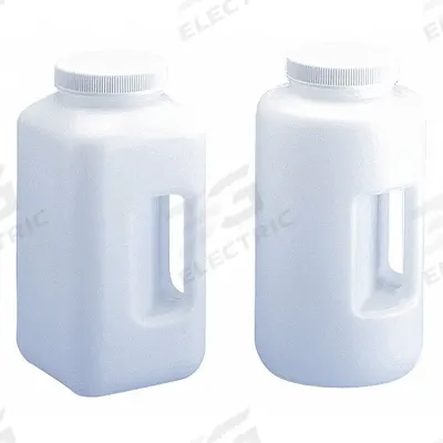 APPROVED VENDOR Jug: 3.97 L, 1.05 gal, Polypropylene, 146.8 mm x 146 mm x 300.03 mm - Square Jugs with Recessed Grip