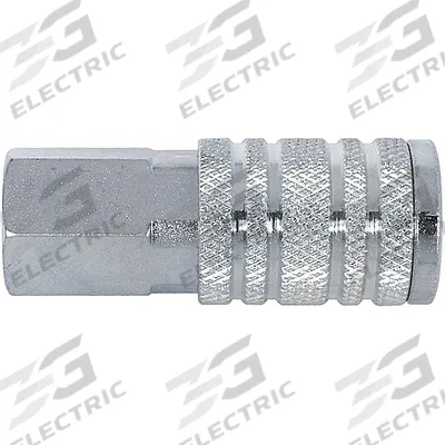 APPROVED VENDOR Quick Connect Hose Coupling: 1/2 in Body Size, 1/2 in Hose Fitting Size - Industrial Interchange Steel Quick-Connect Air Coupling Bodies