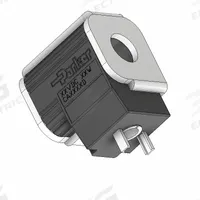 PARKER Valve Solenoid Coil: 115VAC, 18 W Watt, DIN, CAS115D. Key specifications — attr1224951: DIN; attr1012059: CAS115D; attr1011639: 115VAC; attr1011635: PARKER.