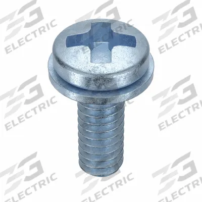 SEMS Screw: Internal Tooth, #4-40 Thread Size, 3/16 in Lg, Steel, Zinc-Plated - Machine Screws with Internal Tooth Lock Washers
