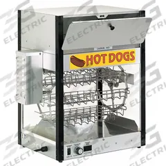 CRETORS Hot Dog Broiler: 48 Buns/Up to 36 Hot Dogs, 2 1/4 in Cooking Surface Wd, Stainless Steel (MPN E1700). Key specifications — attr434304: E1700; attr434337: 120V AC; attr434333: Hot Dog Broiler.