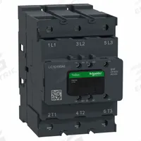 SCHNEIDER ELECTRIC IEC Contactor: Non-Reversing, 3 Poles, 3NO Contacts, 150 A, 24V AC/48V AC Coil (MPN LC1D150A6BNE). Key specifications — Brand: SCHNEIDER; Integrated Surge Suppression: Yes; Nominal Coil Voltage @ 60Hz: 48V AC.