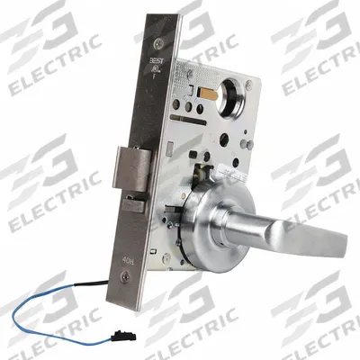 BEST Door Lockset: Storeroom Lever Locksets, Chrome, ADA Compliant