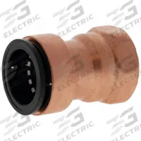 NIBCO Push-Fit Adapter Fitting: 3/4 in OD x 3/4 in Pipe Size, Push-to-Connect x FNPT, Copper (MPN 9024950P). Key specifications — Brand: NIBCO.