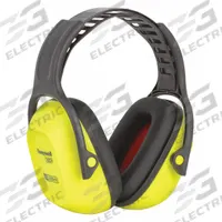 HOWARD LEIGHT BY PIP Earmuffs: Over-the-Head Earmuff, Passive, 26 dB NRR, Dielectric, Foam, Yellow (MPN 1035193-VS). Key specifications — attr114012: Verishield(TM) 104; attr114053: Rigid; attr114052: Yes; attr114031: Yes; attr114015: Plastic; attr114029: Foam; attr114039: ABS; attr114048: VeriShield(TM) 100.