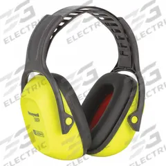 HOWARD LEIGHT BY PIP Earmuffs: Over-the-Head Earmuff, Passive, 26 dB NRR, Dielectric, Foam, Yellow (MPN 1035193-VS). Key specifications — attr114012: Verishield(TM) 104; attr114053: Rigid; attr114052: Yes; attr114031: Yes; attr114015: Plastic; attr114029: Foam; attr114039: ABS; attr114048: VeriShield(TM) 100.