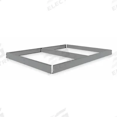 TENNSCO Shelf: 48 in x 36 in, 2,500 lb Load Capacity, Gray - Open Deck Shelf Kits for Boltless Shelving