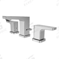 SPEAKMAN Straight Bathroom Faucet: Kubos, Brass, Chrome Finish, 1.2 gpm Flow Rate, Widespread, Lever (MPN SB-2421). Key specifications — Includes: Hose; Brand: SPEAKMAN; Series: Kubos.