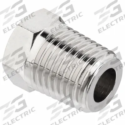 APPROVED VENDOR Metal Pipe Straight: Straight, 3/8 in x 1/8 in, Class 1000, 1,000 psi - Nickel-Plated Threaded High-Pressure Pipe Fittings