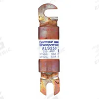 MERSEN Forklift Limiter Fuse: ALS Series, Bolt-On, Gen Purpose, 250 A, 125 V DC, Non-Indicating (MPN ALS250). Key specifications — Brand: MERSEN; Series: ALS.