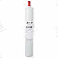 NEPHROS Quick-Connect Water Filter: 2 gpm, 35,000 gal, 17 in Overall Ht, 3 in Overall Dia (MPN 70-35350-C60). Key specifications — Filter Media: Treated Polymer Beads; Reduces: Scale; Brand: NEPHROS.