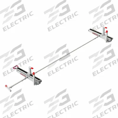 WEATHER GUARD Van Roof Rack: Aluminum, 13 in Overall Ht, 130 3/4 in Overall Lg - Van Roof Racks