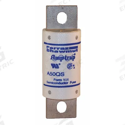 MERSEN Semiconductor Fuse: A50P Series, Fast-Acting, 175 A, 500 V AC - Fast-Acting Bolt-On Fuses