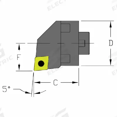 ULTRA-DEX USA Indexable Cutting Head Unit: MH28 SCLCR3-CFT (MPN 912-000-111) - Machining