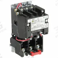 SQUARE D Magnetic Motor Starter: Non-Reversing, 3 Poles, NEMA Size 1, 27 A, 120V AC Coil (MPN 8536SCO3V02S). Key specifications — Brand: SQUARE D; Coil Voltage: 110/120V AC; Phase: Three; Operator: None; Terminal Connection Type: Screw Clamp Terminals; Includes Pilot Light: No; Operator Controls: None; Auxiliary Contacts Included: No Auxiliary Contacts Included.