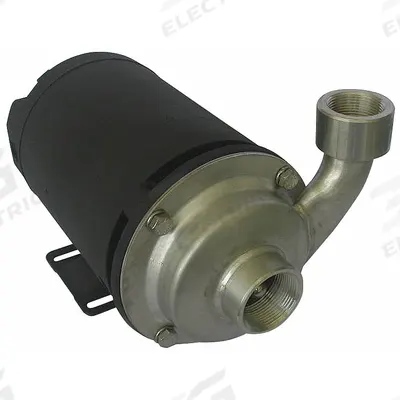Dayton Centrifugal Pump: 304 Stainless Steel, 1 1/2 hp Horsepower (Max), Three Phase - Stainless Steel Housing Chemical-Resistant Centrifugal Pumps