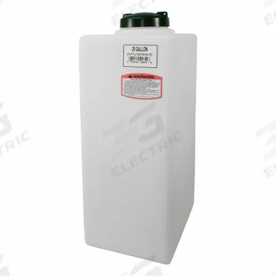 NORWESCO Utility Tank: 20 gal, Closed Top, 15 in x 11 in, 5 in Fill Opening Dia - Rectangular Vertical Liquid Storage Tanks
