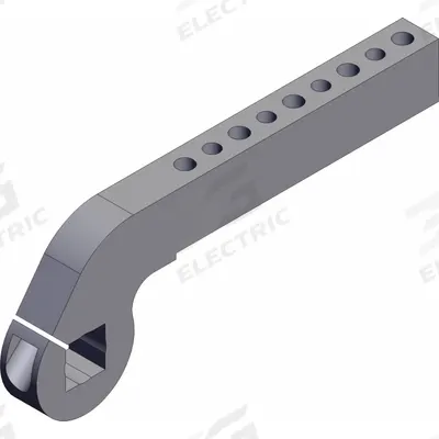 SMC Pneumatic Cylinder Clamp Arm: Mfr Part # CKZ-63A527P-X6013, Fits 63 mm Bore Dia - Accessories for Compact Power Clamp Cylinders