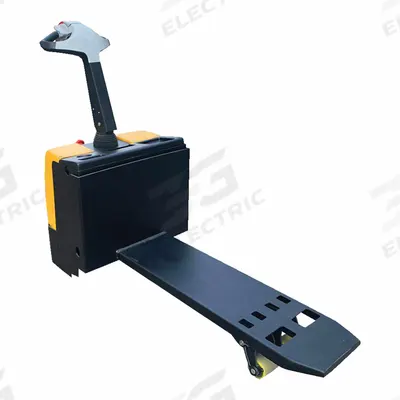 VESTIL Electric Pallet Truck: 2,600 lb, 32 in L x 12 in W Fork Dim, 12 in, Single Fork - Single-Fork Narrow-Load Electric Pallet Jacks