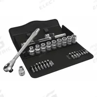 WERA Socket Wrench Set: 1/2 in Drive, 28 Piece, 6-Point, SAE, 3/8 in to 13/16 in (MPN 05004080001). Key specifications — attr1224269: 1/2 in; attr1204638: Drive Tools Included; attr1227399: Zyklop; attr1204650: 3/8 in to 13/16 in; attr1204658: 14 Fixed Head Sockets; attr1204673: Socket Bits Not Included; attr1204681: Wrenches Not Included; attr1204688: WERA.