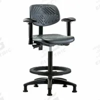 Ergonomic Chair: Polyurethane, Arms Included, Ht Range 23 1/4 in to 33 1/4 in, 16 in Seat Wd, Adj (MPN BR-PHBCH-RG-T0-A1-BF-RG-BLK). Key specifications — Foot Support: Yes; Back Tilt Backward: 13.5°; Back Tilt Forward: 10.5°; Base Material: Nylon; Brand: APPROVED VENDOR; Product Type: Ergonomic Chair; ESD-Safe: Not ESD Safe.