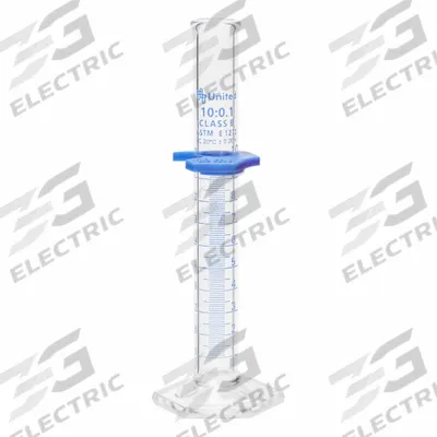 UNITED SCIENTIFIC SUPPLIES Graduated Cylinder: 10 mL, A, To Contain (TC) - Class A Glass Graduated Cylinders