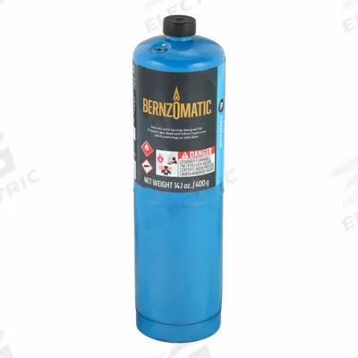 BERNZOMATIC Fuel Cylinder: Propane, 14.1 oz - Filled Propane Cylinders