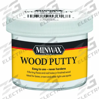 MINWAX Wood Putty: Wood Repair, 3.75 oz Container Size, Pail - Wood Repair Putties