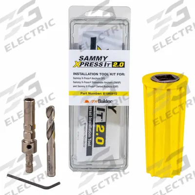 SAMMYS Anchor Installation Tool: 2 in Overall Dia, 5 3/4 in Overall Lg - Installation Tools for Rod Hangers