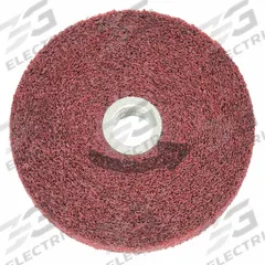NORTON Convolute Wheel: 8 in Dia x 1 in W, 3 in Arbor, Aluminum Oxide, Medium, Medium (5), Medium (MPN 66261007831). Key specifications — Series: Bear-Tex Metal Finishing; Brand: NORTON.