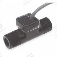 GEMS SENSORS Flow Rate Sensor: Turbine, 3/8 in NPT, 3/8 in Connection Size, NPT, 0.26 gpm – 2.7 gpm (MPN FT-110, 173932-C). Key specifications — Accuracy %: +/-3%; Brand: GEMS SENSORS; Termination: 3 ft Cable.